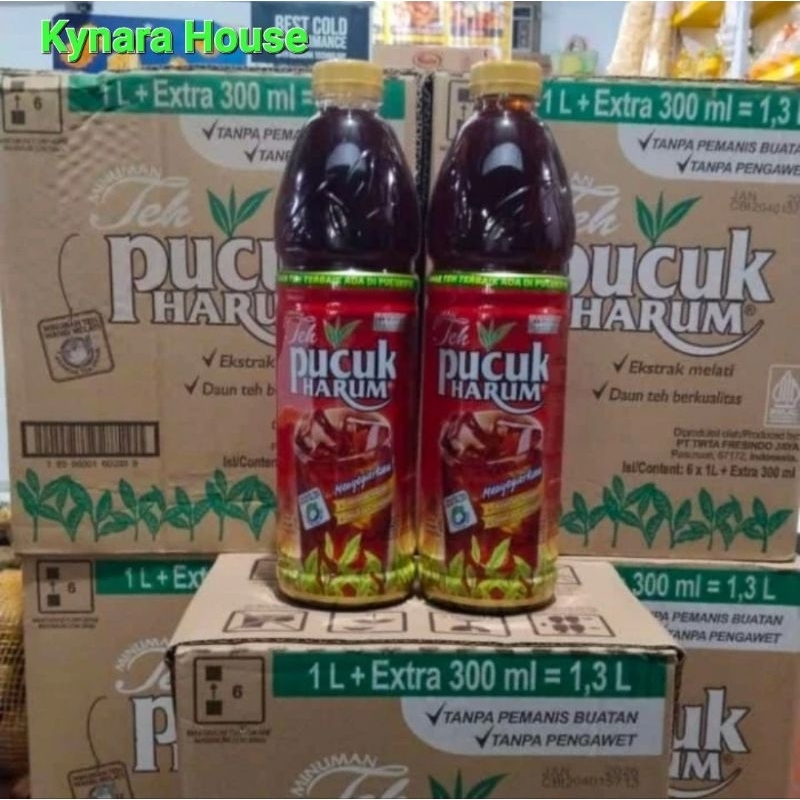 

Teh Pucuk Harum Minuman Melati Botol 6x1,3 Liter (Karto)