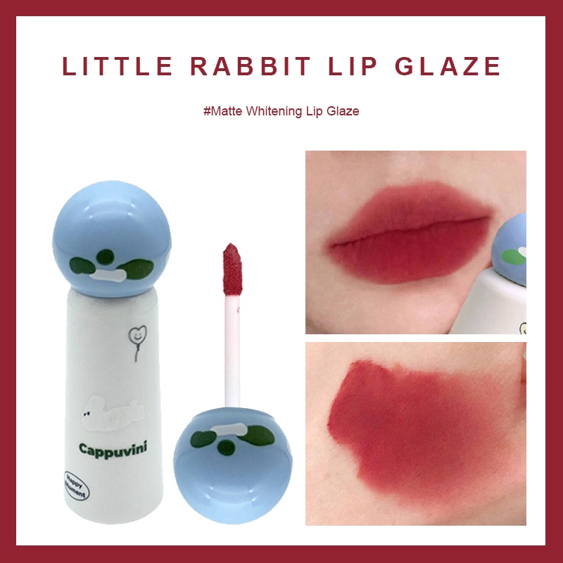 COD-CAPPUVINI Velvet Matte Lipstick / Lip stick Matte velvet lip glaze - moisturizing lipstik waterp