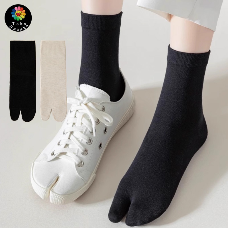 Kaos Kaki Jempol Wanita Korea Kaus Kaki Muslim Sebetis Polos