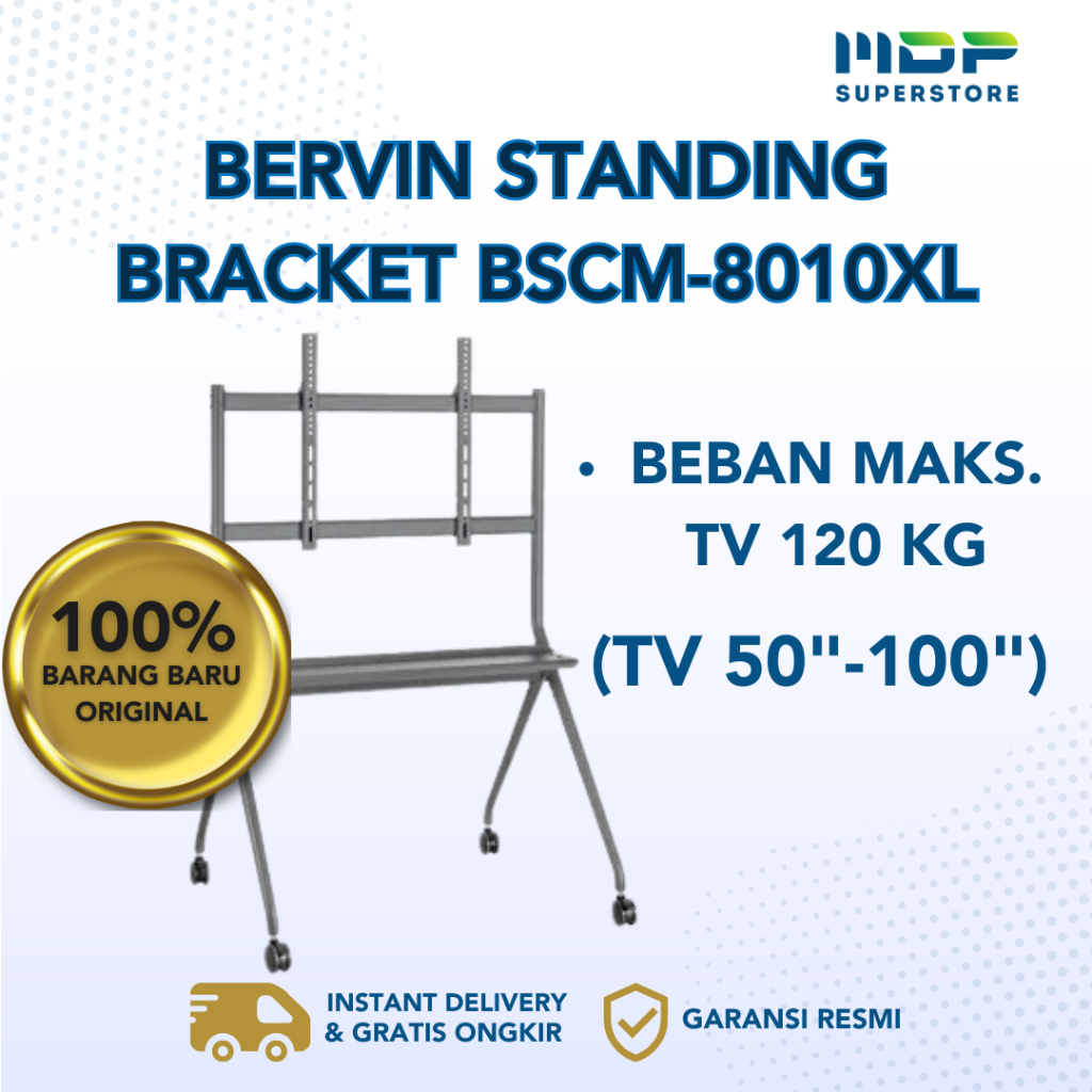 BERVIN BRACKET TV BERDIRI STANDING BRACKET BSCM-8010XL
