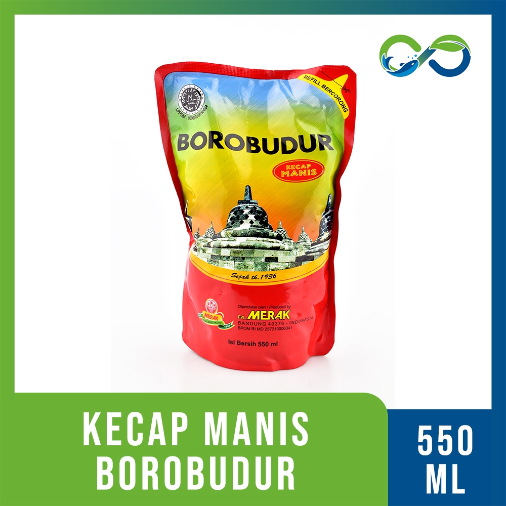

[Aqua Eco Farm] BOROBUDUR Kecap Manis Pouch Refill 550ml Bandung