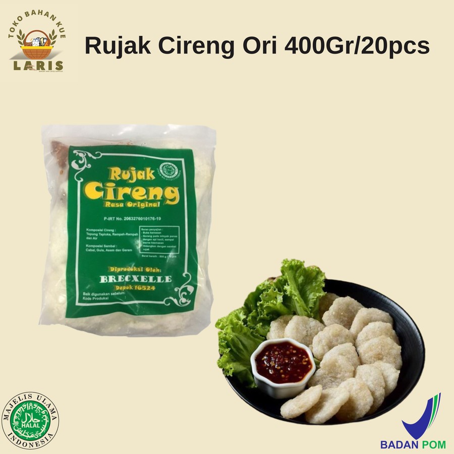 

RUJAK CIRENG ORIGINAL KEMASAN 400 GRAM / 20 PCS