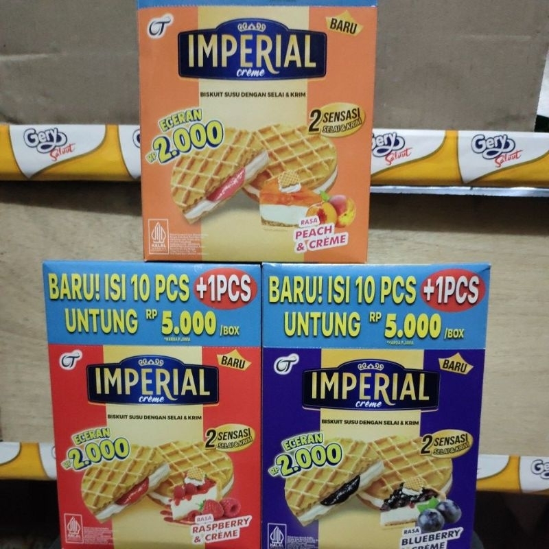 

Imperial creme 1box isi 10sachet@27gr