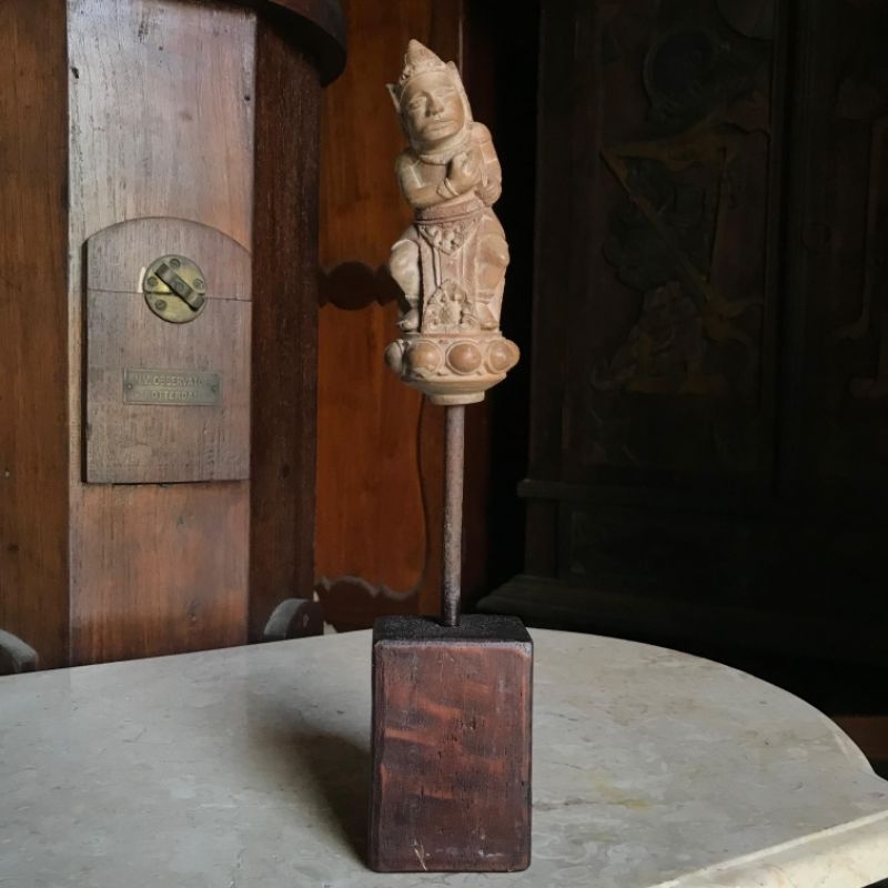 Handle Keris Ukir Kayu Bali Lawas Jadul Tua