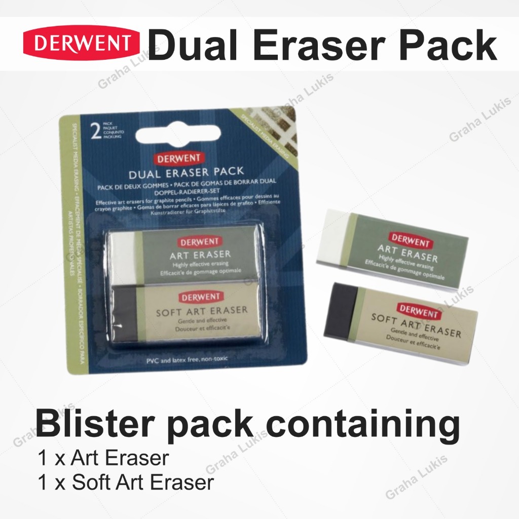 

mdn Derwent Dual Eraser - Penghapus Derwent