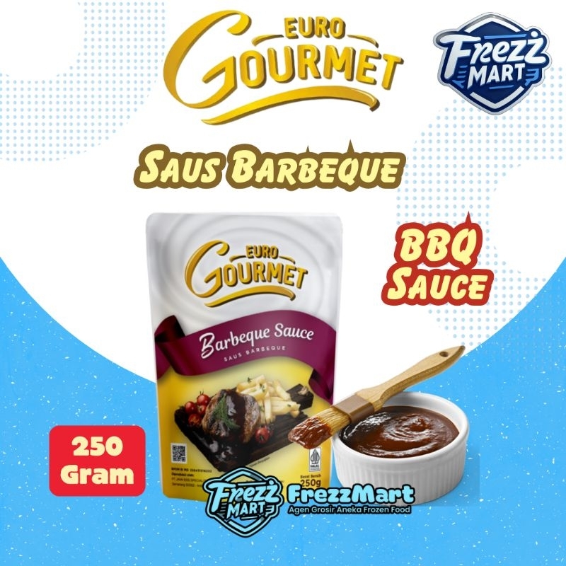 

Euro Gourmet Saus Barbeque 250gr BBQ Sauce Saos Barbekiu Premium