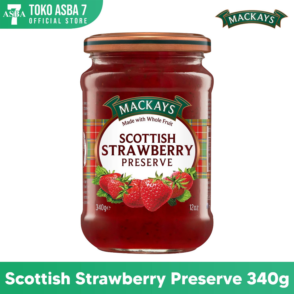 

MACKAYS SCOTTISH STRAWBERRY PRESERVE 340G