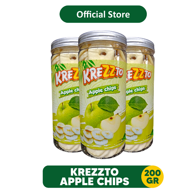 

Krezzto Keripik Apel 200gr | Oleh Oleh Khas Batu Malang - 055015