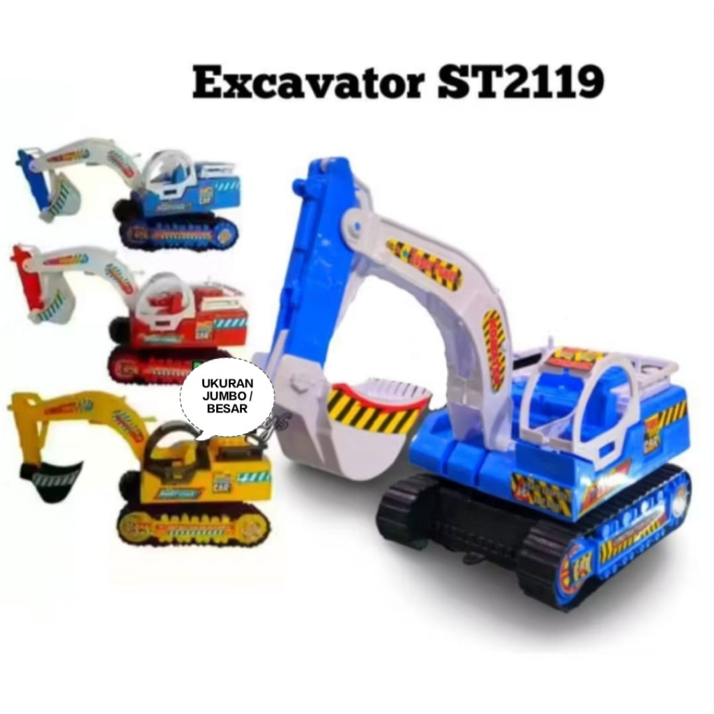 ST 2119 - Mainan Truk Super Excavator Construksi Bego Super Jumbo ST2119