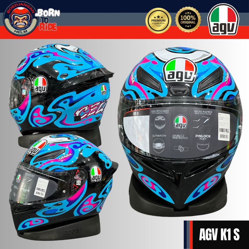 AGV HELM K1 GRAPICH - VIETTI 2022 - AGV ORIGINAL K1 - HELM AGV FULL FACE