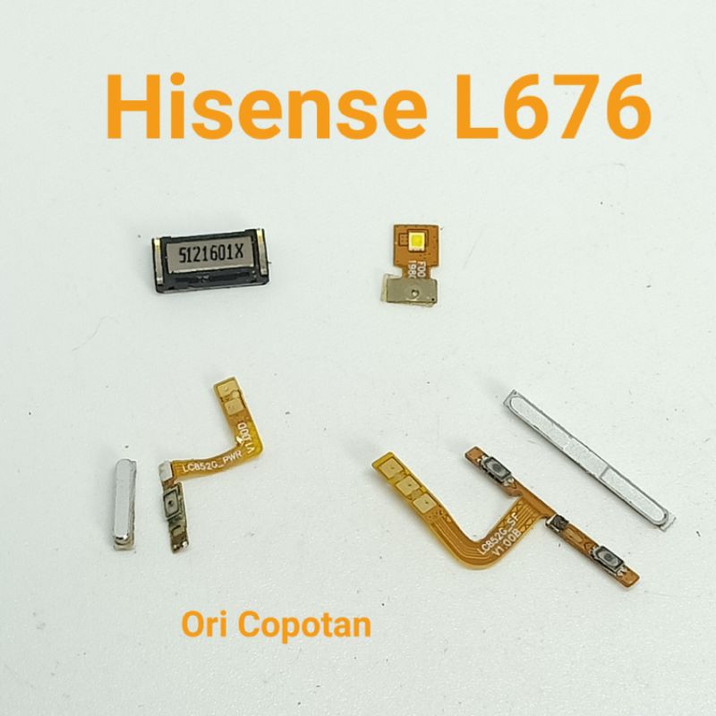 Fleksibel Flexible tombol on off volume luar dalam Andromax R2 Hisense L676 Original Copotan