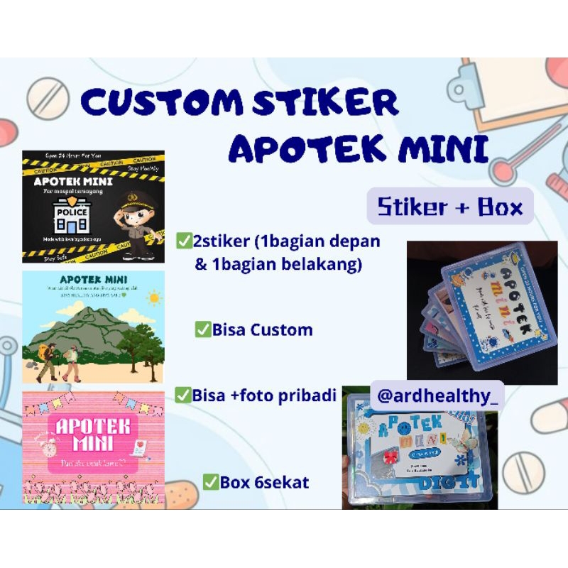 

Sticker Apotek Mini/Apotek mini/Giftbox apotek mini by ardhealthy_ BAGIAN 2
