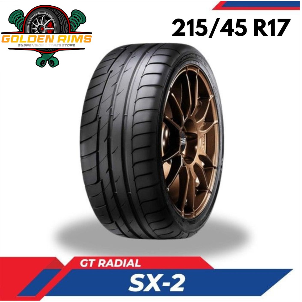 ban mobil semi slick gt sx2 215/45R17