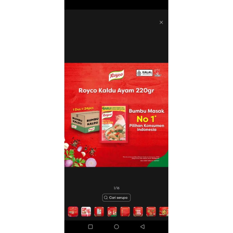 

Royco ayam 220gram