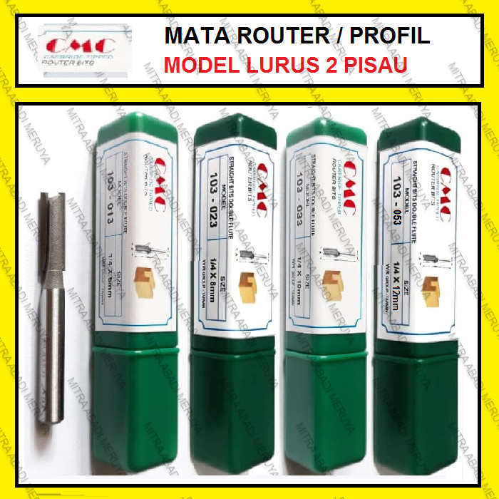 Mata Profil Lurus Router Bit Router HPL Mata Router CMC 103 - 013 6mm