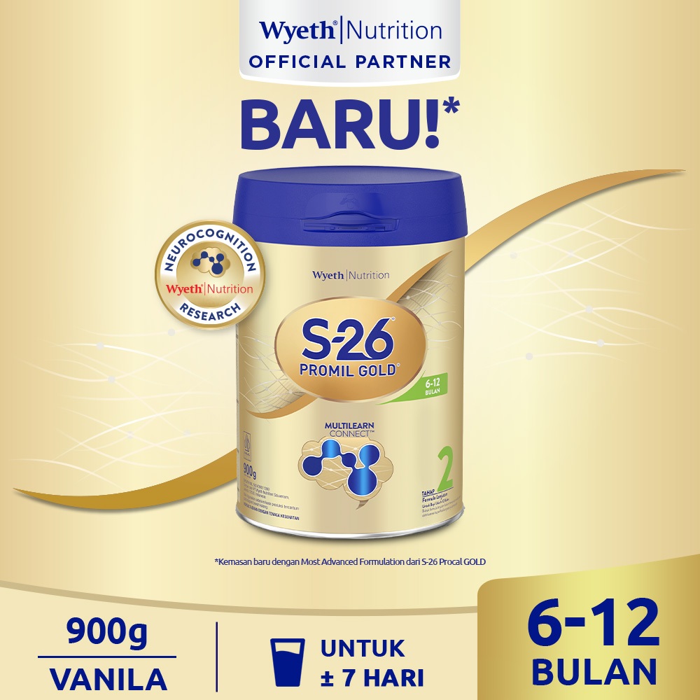 S-26 Promil Gold 2 900 gr Susu Bayi