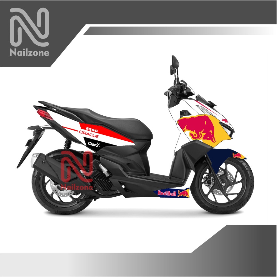 Custom sticker Decal full body HONDA VARIO 160 REDBULL