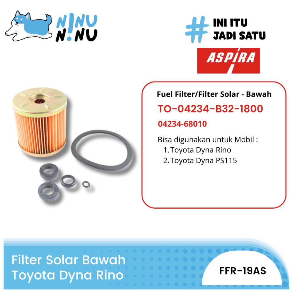 Fuel Filter Toyota Dyna PS115 Aspira