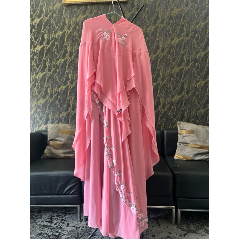 shiraaz pink salem set bordir