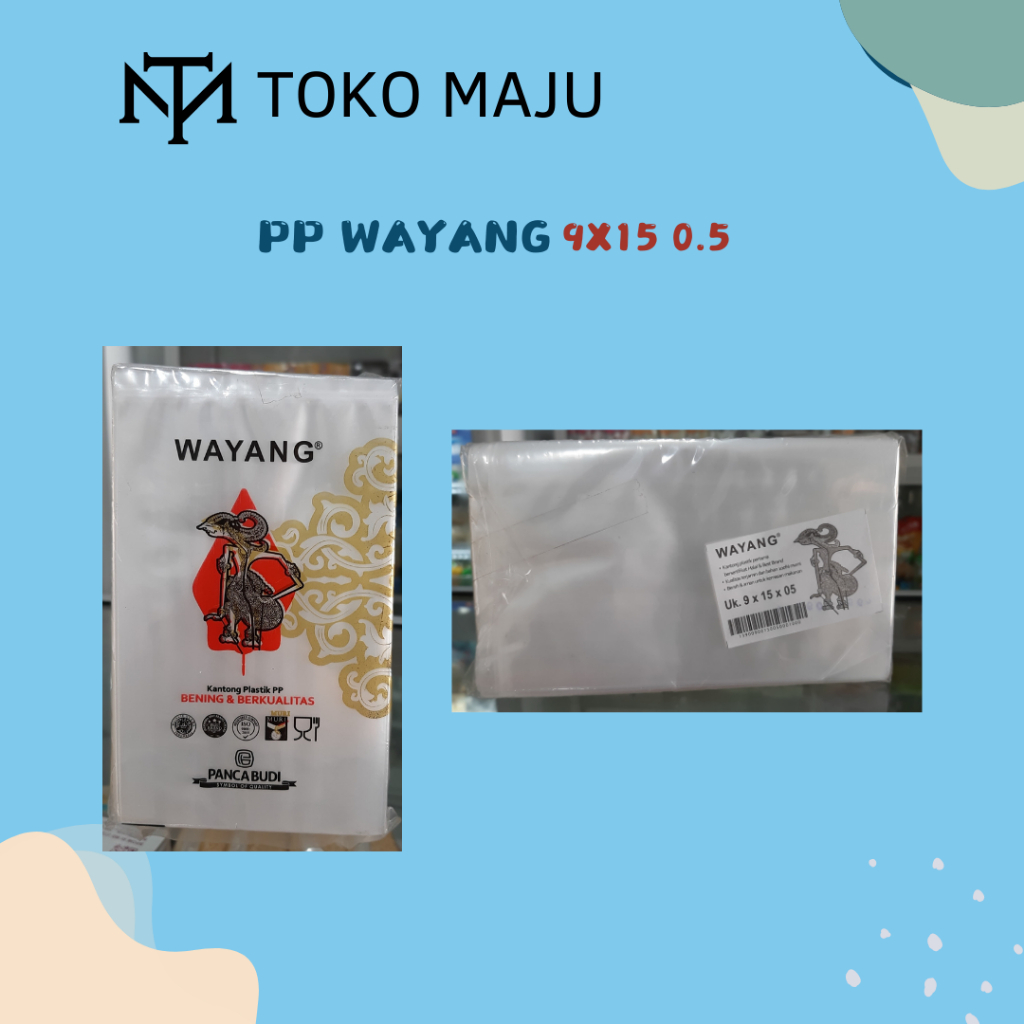 Plastik Bening PP Wayang Tebal 0.5 Berbagai Ukuran / Plastik Bening Tebal/ PP Bening Tebal/ Plastik 