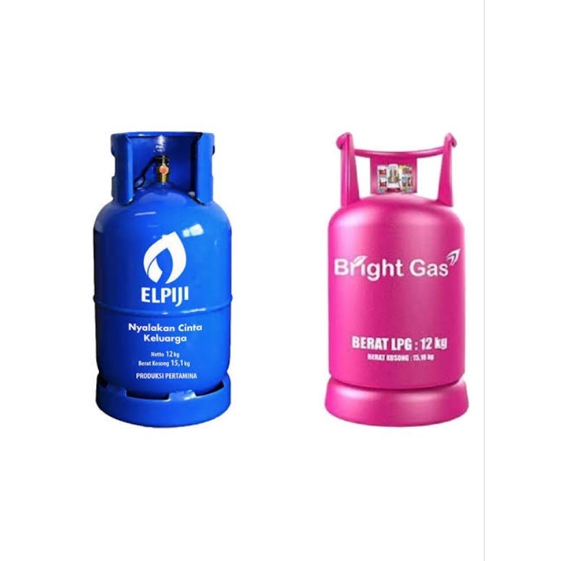 Khusus Instant Gas LPG Elpiji Bright Gas 12kg