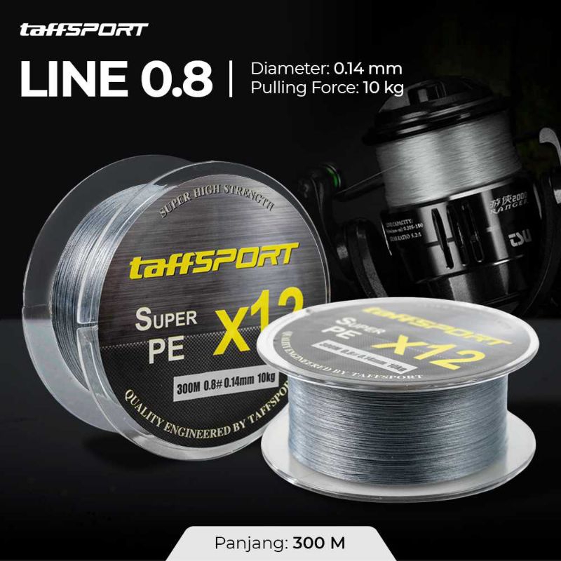 Tali Kail Pancing Pancingan Ikan Laut Sungai Leader Kecil Super Kuat Terkuat Extreme Braid Speckle W