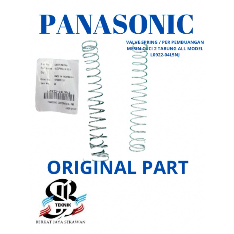 VALVE SPRING / PER PEMBUANGAN MESIN CUCI PANASONIC 2 TABUNG ORIGNAL PART