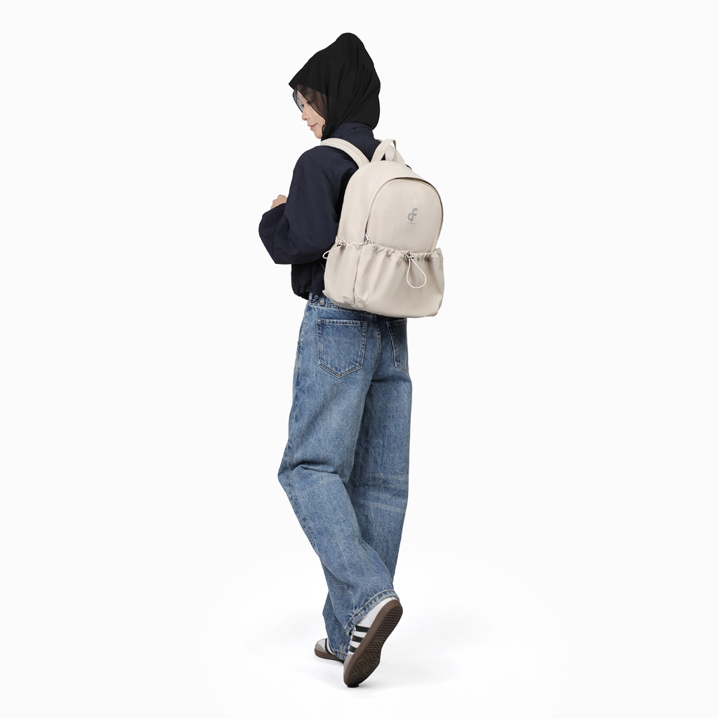 FULL DESIGN Hype Tas Ransel Harian Anti Air Ringan 13.3inci Laptop Backpack Jalan-Jalan & Hangout