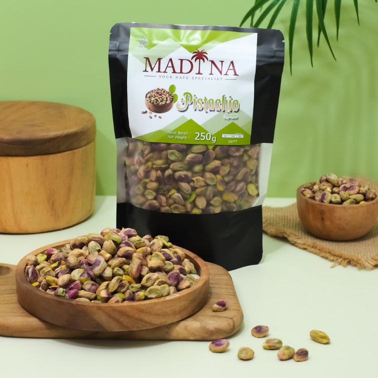 

Kacang Pistachio kernel pouch 250gram manis gurih