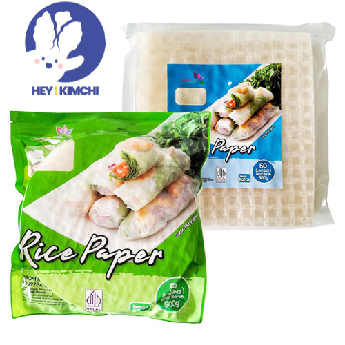 

JAVAsuperfood 50 lembar Rice Paper HALAL Vietnamese Spring Roll Kulit Lumpia Vietnam Salad Wrap Banh Trang