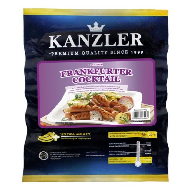 

Kanzler Frankfurter Cocktail 500GR - GOSEND GRAB Only!!!