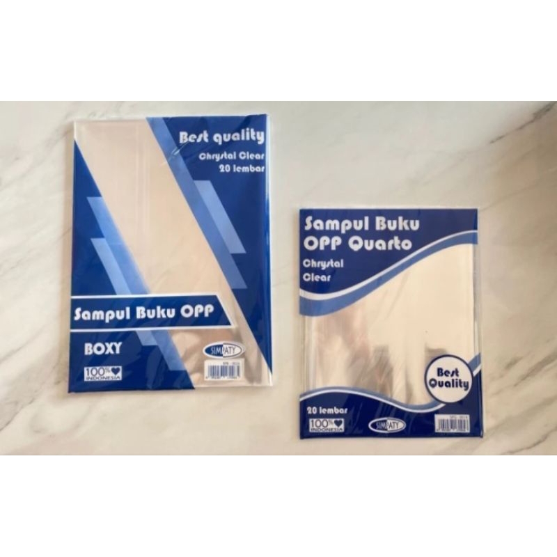 

Simpaty - Sampul Plastik Kwarto/Boxy Slip isi 20 lbr