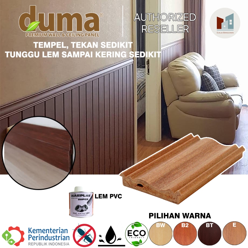 Lis Tengah Decor Dinding Wall Panel WPC Duma