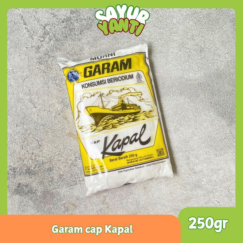 

Garam cap Kapal 250gr