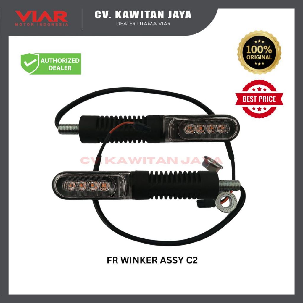 LAMPU SEIN | RITING SEPEDA LISTRIK VIAR C2 | WINKER ASSY VIAR EBIKE C2