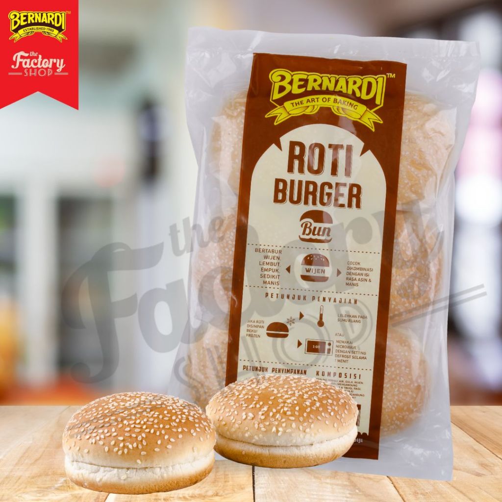 

Bernardi Roti Burger Bun Wijen