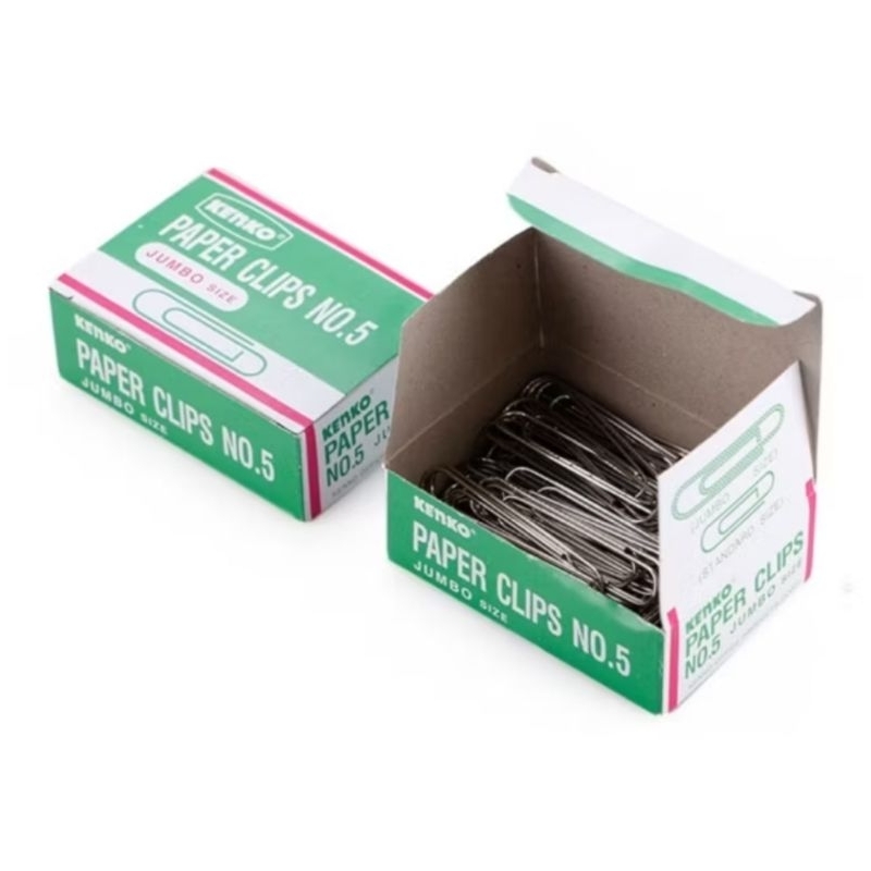 

(10 Box) Paper Clip Kenko No.5 Jumbo