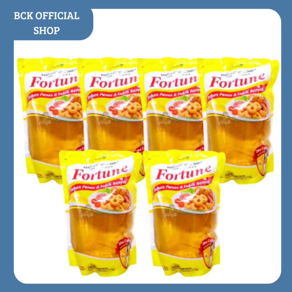 

FORTUNE MINYAK GORENG REFILL 6x2liter (1 KARTON)