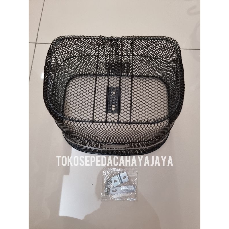 Keranjang Depan Sepeda Mini CTB Ukuran 20 24 26 Hitam