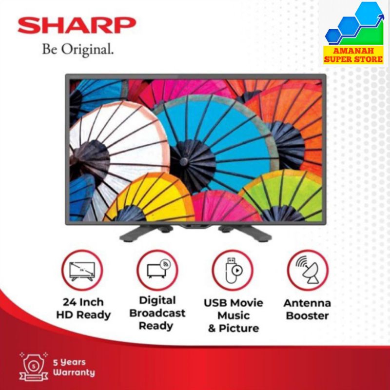 HARGA PROMO TV DIGITAL LED SHARP 24 INCH 32 INCH 24GD1500I 32GD1500I ORIGINAL
