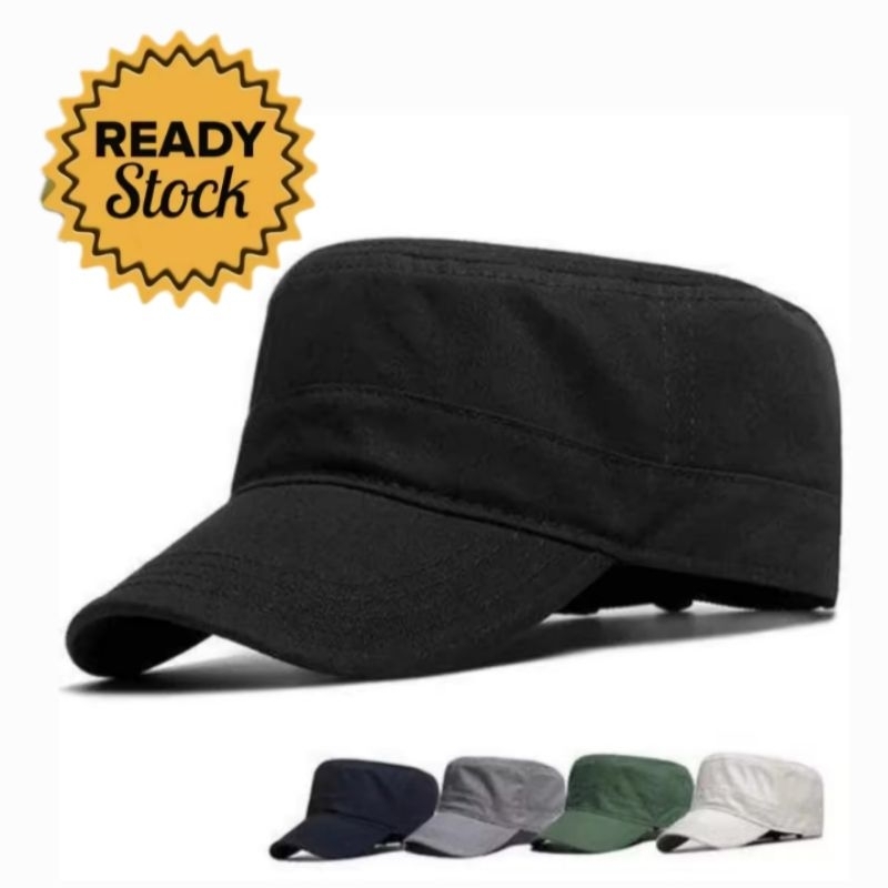 Topi Pria komando Polos Fashion Cowok Casual