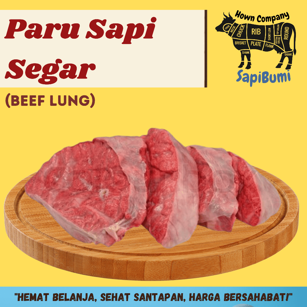 

Paru Paru Sapi Lokal Segar