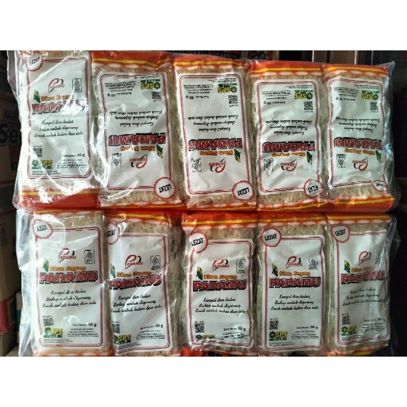 

BIHUN PADAMU / BIHUN JAGUNG / BIHUN PADAMU OREN 60gr