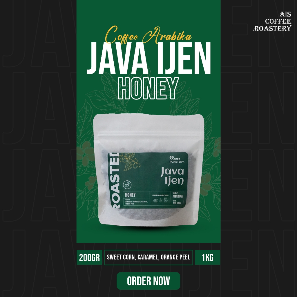 

Biji Kopi Arabika Java Ijen Honey Roasted Beans