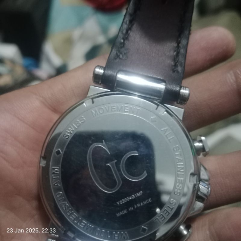 Jam tangan second  ORIGINAL SWISS MADE GUESS COLLECTION SEOCND