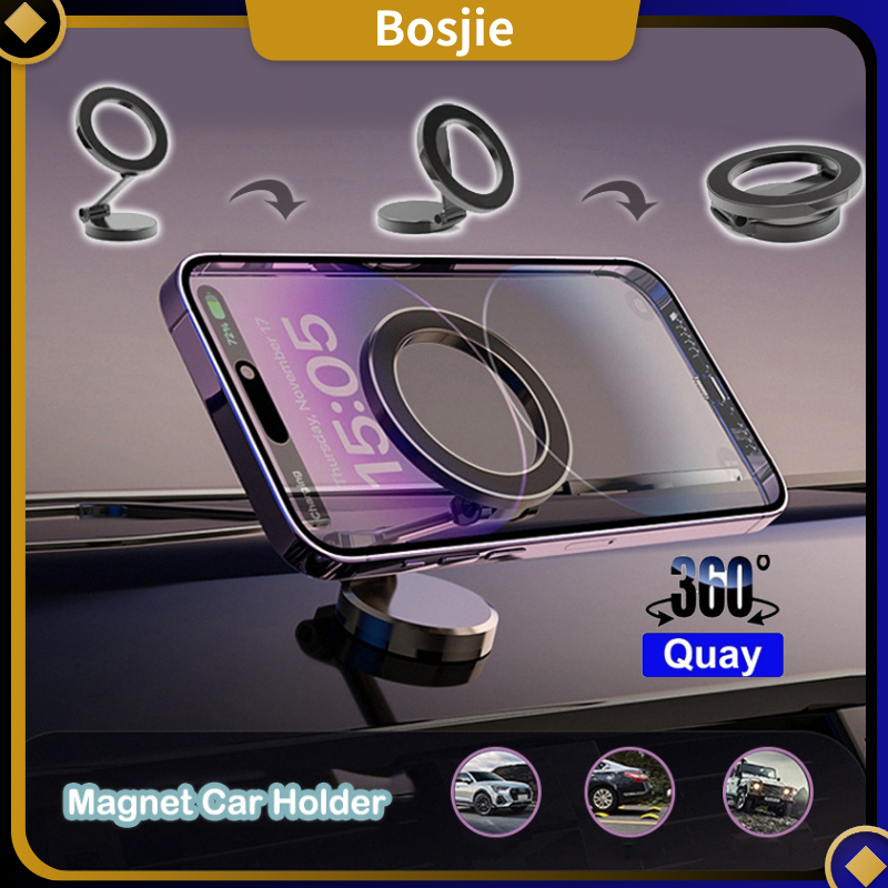 Bisa Dilipat Stand Hp di Mobil/ Car Holder Magnetik 360º Rotasi Bisa Dilipat Stand Hp di Mobil /Car 