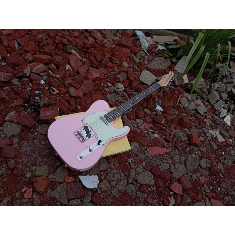 Gitar Harley Benton Telecaster Shell Pink