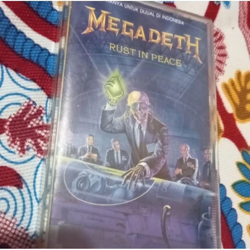 kaset Megadeth rust in peace