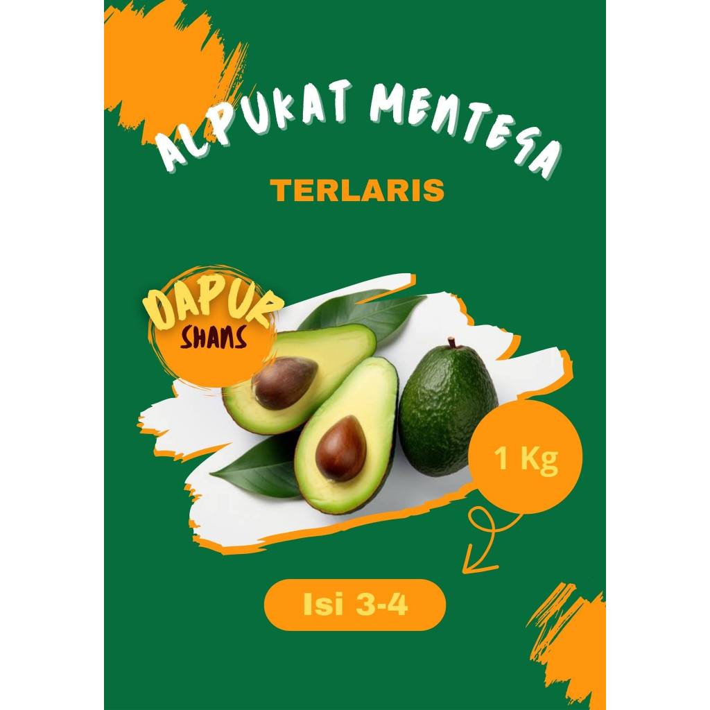 

Alpukat Mentega Fress 1 kg isi 3-4 Terlaris / Promo Buah Alpokat Termurah
