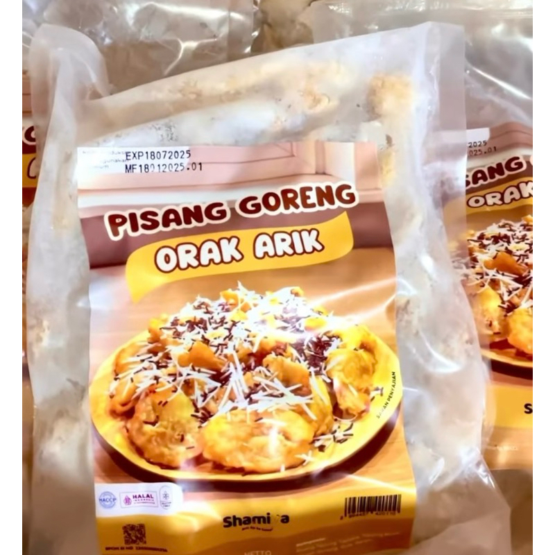 

SHAMIYA Pisang Orak Arik Siap Goreng 500 Gram